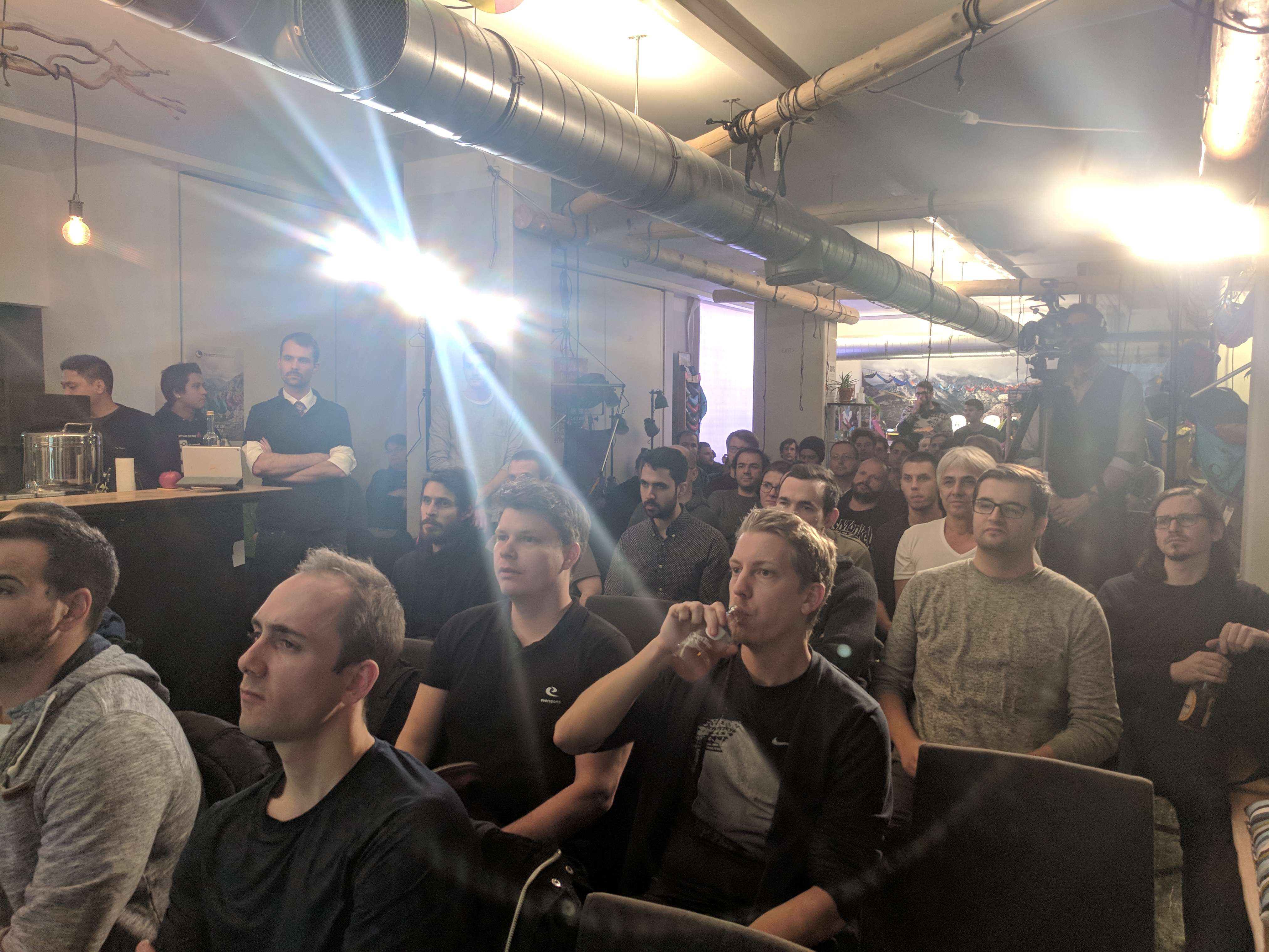 Cafe aberJa was packed